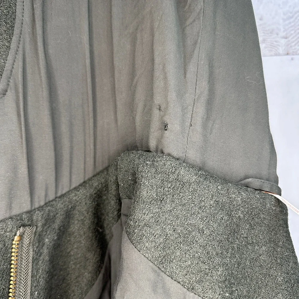 Free People Dark Green Toggle Coat